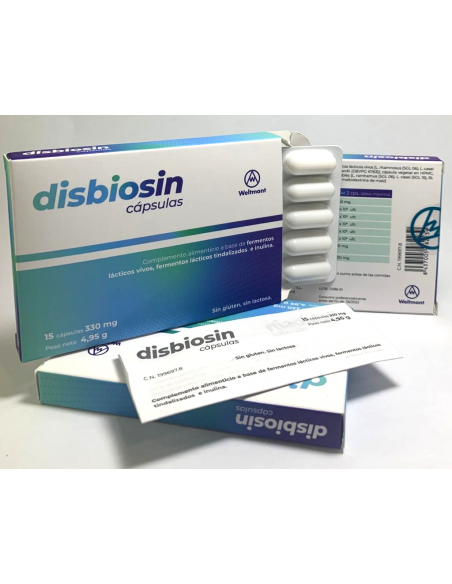 Disbiosin 15 cápsulas | Probioticos | Farmaelglobo Disbiosin 15 cápsulas | Probioticos | Farmaelglobo