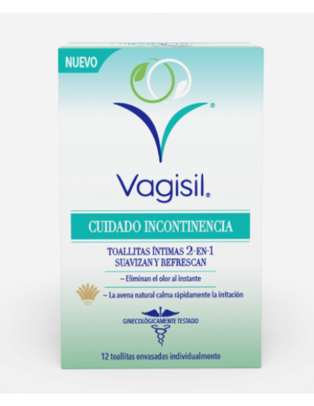 Vagisil Cuidado Incontinencia Toallitas íntimas | Higiene | Farmael...
