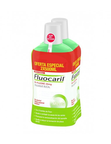 Colutorio Fluocaril Bi-Fluoré 25 mg 2x 500 ml