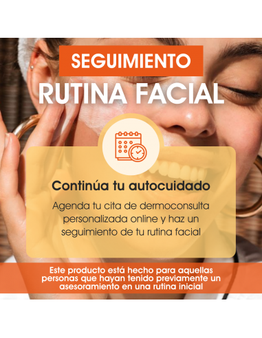 Cita para Seguimiento de tu Rutina Facial/15€ asesoramiento + Vale 15 €