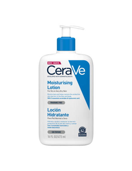 CeraVe Loción Hidratante Piel seca 473 ml | Marcas | Farmaelglobo