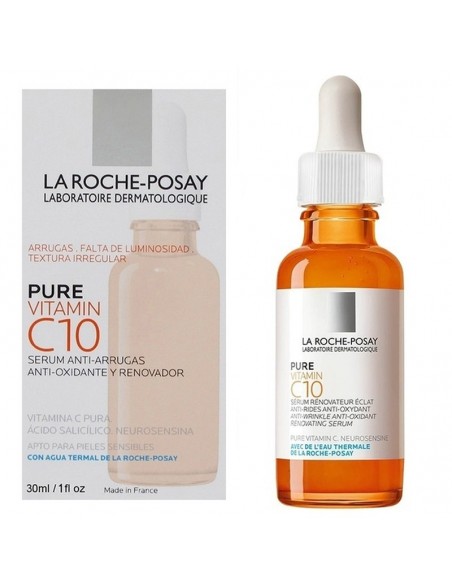 Sérum Pure Vitamin C10 La Roche Possay 30 ml | Cosmética | Farmaelg...