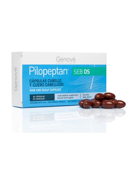 Pilopeptan® SEB DS Cabello y Cuero Cabelludo Caspa y Grasa 30Cápsul...