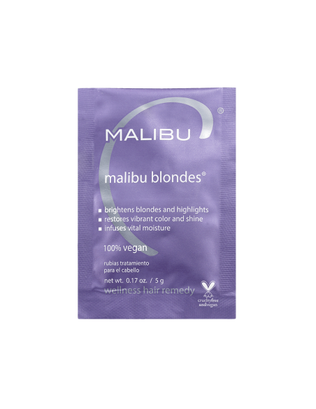 Malibu C Blondes Wellness Hair Remedy- Tratamiento quelante | Capil...