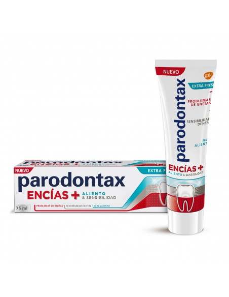 Parodontax Encías + Aliento fresco y Sensibilidad Pasta 75ml | Higi...