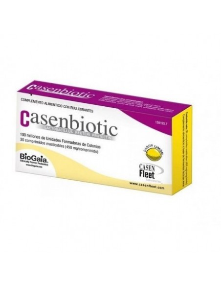 Casenbiotic BioGaia Limon 30 Comprimidos | Probioticos | Farmaelglobo