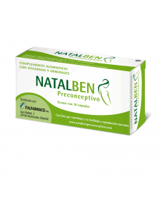 Natalben Preconceptivo 30 capsulas | Dietética y nutrición | Farmae...