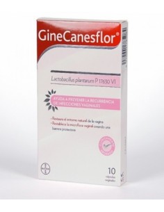 GineCanesflor 10 cápsulas vaginales | Probioticos | Farmaelglobo