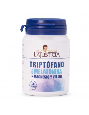 Ana Maria Lajusticia triptofano con melatonina + magnesio y vitamina b6 60 comprimidos