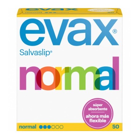 Evax salvaslip Normal 50 unidades | Higiene | Farmaelglobo Evax salvaslip Normal 50 unidades | Higiene | Farmaelglobo