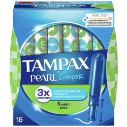 Tampax Pearl Compak Super Con Aplicador 16 unidades | Higiene | Far...