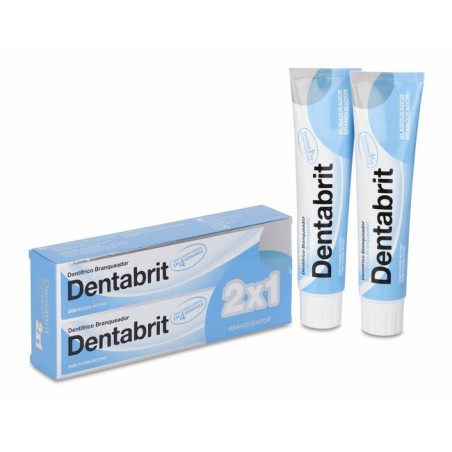 Dentabrit Dentífrico Blanqueador DUPLO 2x125 ml | Higiene bucal | F...