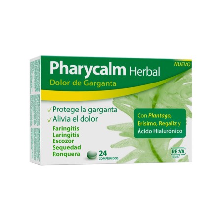 Pharycalm Herbal Dolor de Garganta 24 Comprimidos | Salud | Farmael...
