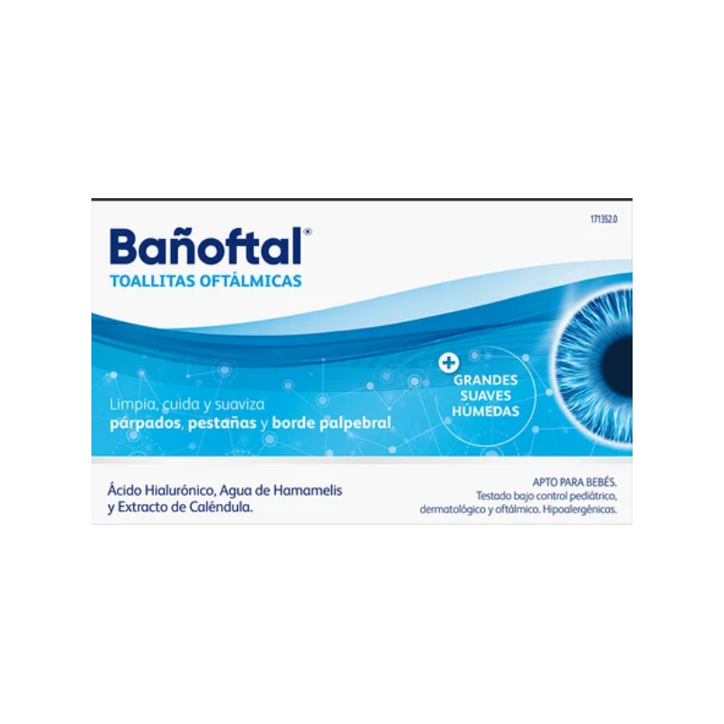 Bañoftal Toallitas Oftalmicas 20 Uds · Higiene