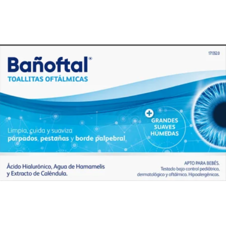 Bañoftal Toallitas Oftalmicas 20 Uds | Higiene | Farmaelglobo