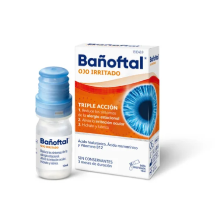 Bañoftal Ojo Irritado Gotas 10 ml | Higiene | Farmaelglobo