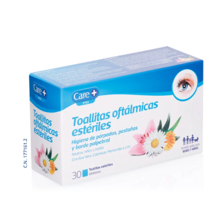 Care+ Toallitas Oftálmicas Estériles 30 Unidades | Higiene | Farmae... Care+ Toallitas Oftálmicas Estériles 30 Unidades | Higiene | Farmae...