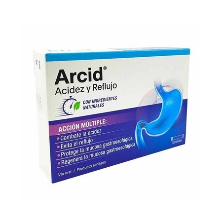 Arcid Acidez y Reflujo 12 Sticks 10 ML | Fitoterapia | Farmaelglobo