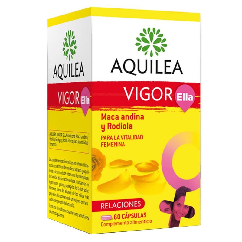 Aquilea Vigor Ella Energía y Vitalidad 60 capsulas · Dietética y nu