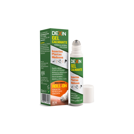 Dexin Gel Calmante Roll On 10 ml | Salud | Farmaelglobo Dexin Gel Calmante Roll On 10 ml | Salud | Farmaelglobo