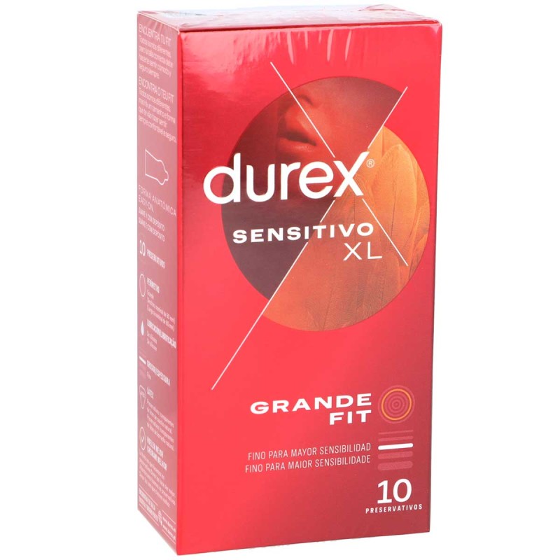 Preservativos Durex Sensitivo XL Grande Fit 10 ud