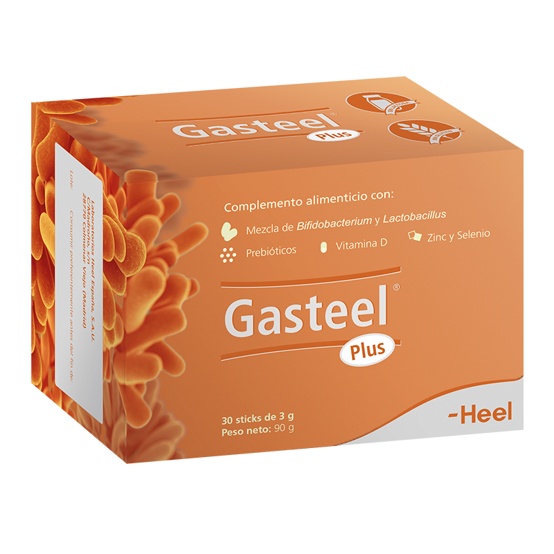 Gasteel Plus Heel probiótico para inflamación intestinal 30 sticks