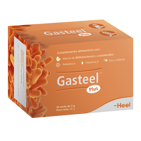 Gasteel Plus Heel probiótico para inflamación intestinal 30 sticks ...