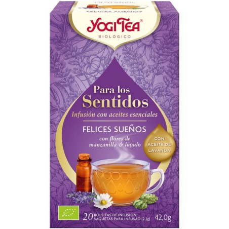 Yogi Tea Felices sueños 17 bolsitas | Infusiones | Farmaelglobo