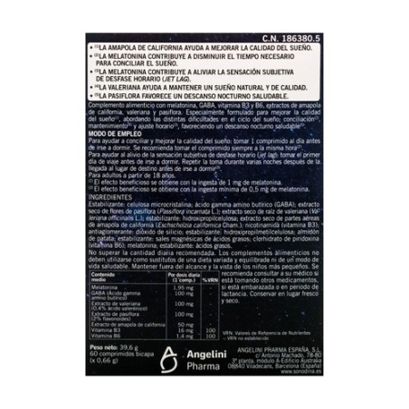 Soñodina Advance 60 comprimidos | Insomnio y ansiedad | Farmaelglobo