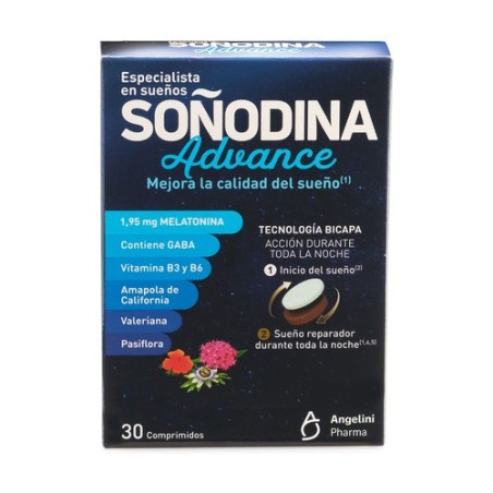 Soñodina Advance 30 comprimidos | Insomnio y ansiedad | Farmaelglobo