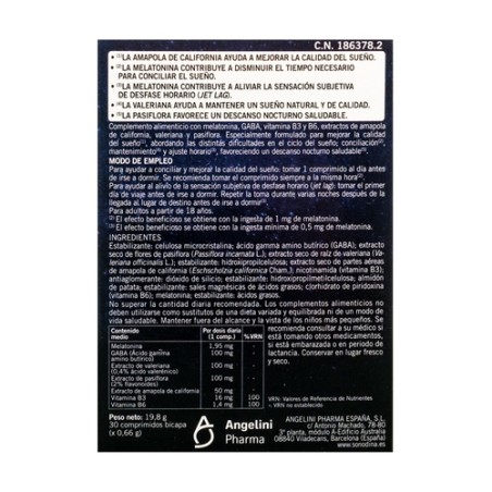 Soñodina Advance 30 comprimidos | Insomnio y ansiedad | Farmaelglobo