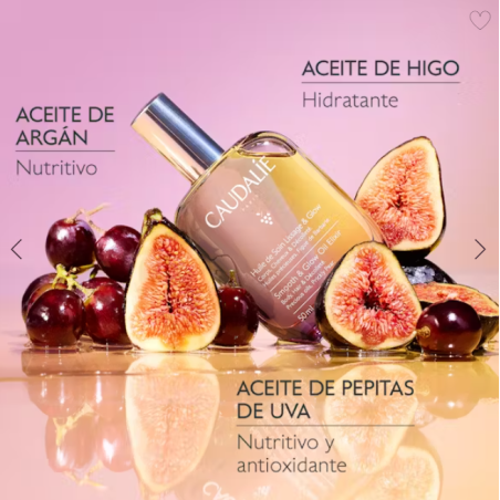 Caudalie Aceite Suavidad Y Glow 50 ml | Cosmética | Farmaelglobo