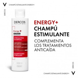 DERCOS TECHNIQUE CHAMPU ESTIMULANTE 200 ml | Caída del cabello | Fa... 2
