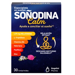Soñodina Calm 30 comprimidos | Insomnio y ansiedad | Farmaelglobo