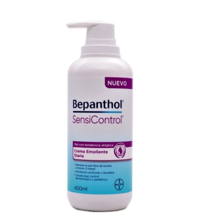 Bepanthol Sensicontrol Crema Emoliente Diaria 400 ml | Hidratación ...