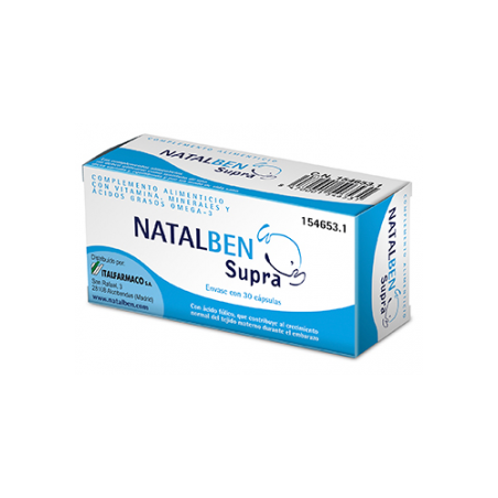 Natalben Supra 30 Cápsulas | Dietética y nutrición | Farmaelglobo