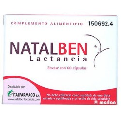 Natalben Lactancia 60 Cápsulas | Dietética y nutrición | Farmaelglobo