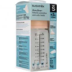 SUAVINEX BIBERON ZERO ANTICOLICO TETINA SILICONA 270ML