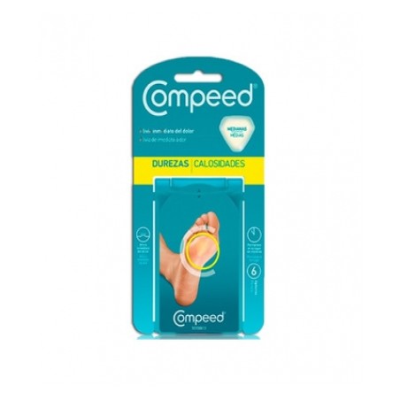 Compeed Durezas Medianas 6 Unidades | Marcas | Farmaelglobo