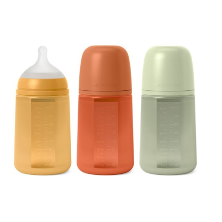 Suavinex Biberón Silicona Anti-cólico Intense Color +3 meses 240 ml...