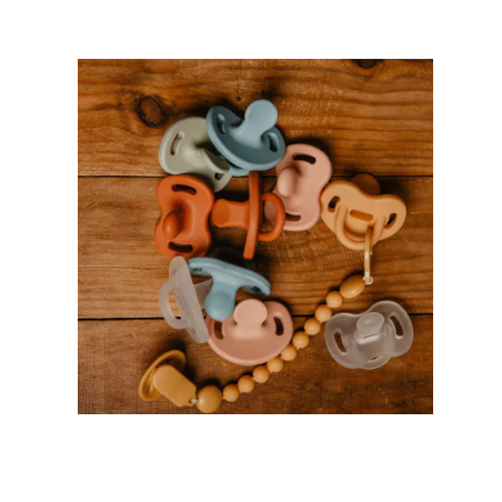 Suavinex Broche pinza con Cadena para chupete Bolitas Silicona 1 ud...