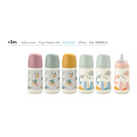 Suavinex Biberón +3 m Tetina Fisiológica SX PRO 270 ml | Bebé | Far...
