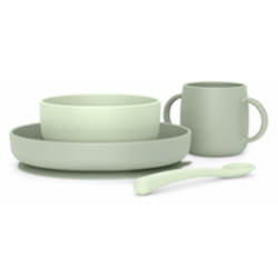 Suavinex Vajilla infantil Silicona Tonos Verdes (Intense Colour) | ... 2