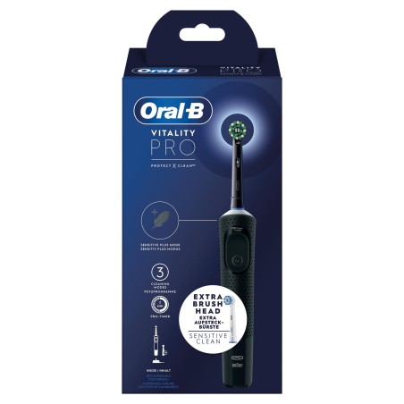 Oral-B Cepillo Eléctrico Vitality Pro Protect x Clean NEGRO 1 Ud | ...