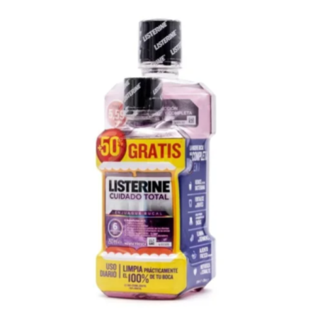 Listerine Cuidado Total 500 ml + 250 ml de REGALO | Higiene | Farma...
