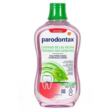 Parodontax Colutorio Herbal Cudiado diario 500 ml | Higiene bucal |...