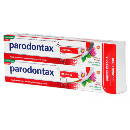 Parodontax Pasta Dentífrica Original con Fluor DUPLO 2 x 75 ml | Hi...
