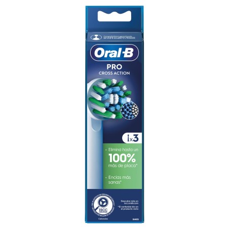 Oral-B Cross Action Pack de 3 cabezales de Recambio | Higiene | Far...
