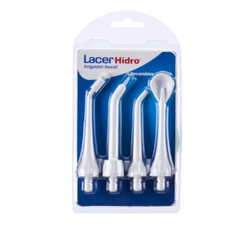 Lacer Hidro Irrigador bucal Recambio 4 Cabezales | Higiene | Farmae... Lacer Hidro Irrigador bucal Recambio 4 Cabezales | Higiene | Farmae...