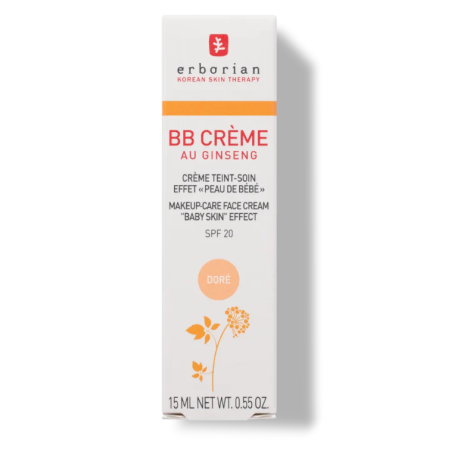 Erborian BB Cream Ginseng- Base de maquillaje hidratante SPF20 Tono...